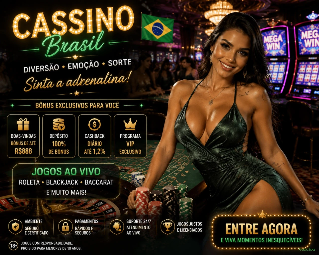 Cassino ao vivo Guccipg dealers